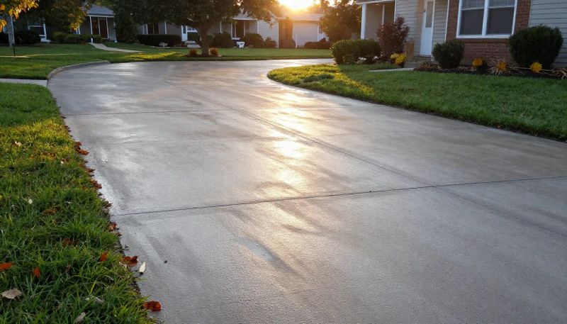 Clean patio and walkway at an Arlington Jacksonville property after pressure washing